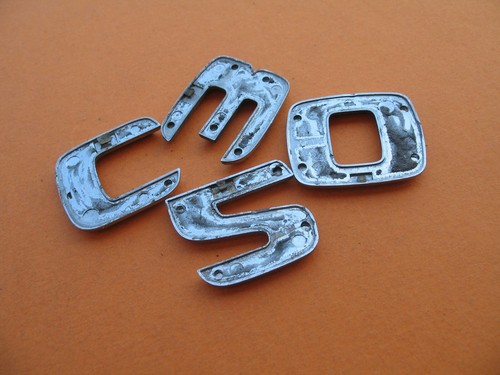 98 99 00 01 02 03 04 05 06 07 MERCEDES C230 C320 REAR LID EMBLEM LOGO BADGE 6348 - Picture 3 of 3