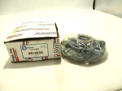 NEW AMI ASAHI UCFCX06 4-BOLT LOCKING FLANGE BEARING 30 MM