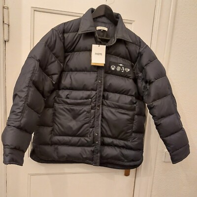 Phipps Daunen Jacke Puffer Grösse M Navy