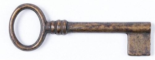 Möbelschlüssel Antik Stilmöbel Brünniert Ersatzschlüssel Rohling Messing Patina - Bild 3 von 5