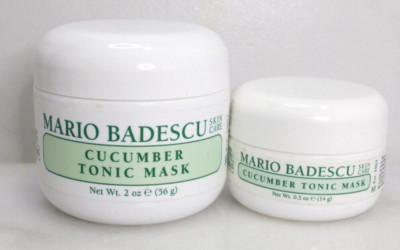 MARIO BADESCU SKIN CARE CUCUMBER TONIC MASK - 2 OZ & 0.5 OZ - 2PCS SET