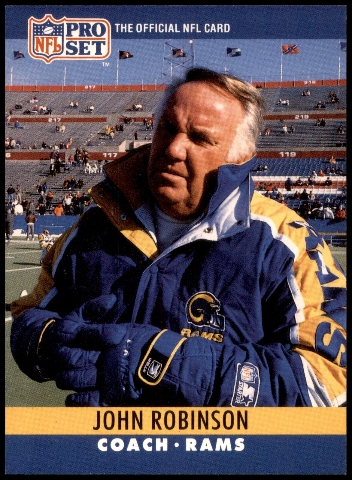 John Robinson #176 1990 Pro Set