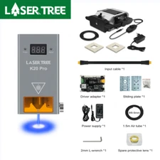 20W Optical Power Laser Head with Air Assist TTL Module for Cutting Engraving