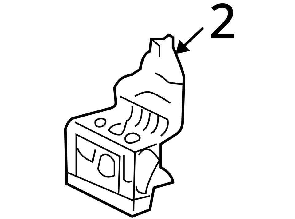 Sensor de distancia de control de crucero radar láser Toyota Sienna 2006-2010 88210-45020 Foto 4 de 4