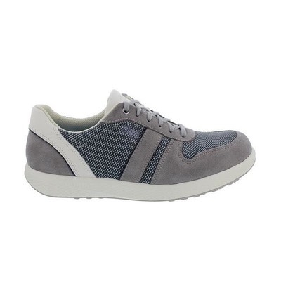 Joya Sven Grey Sneaker, Velour Leather / Textile Full Grain Leather, Nuvola Sohl