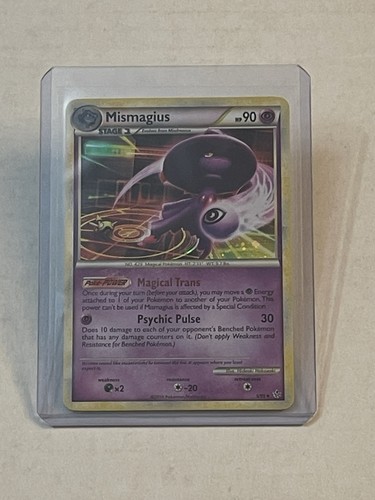 Pokémon TCG Mismagius 5/95 Unleashed Holo Rare 2010 ANSEHEN!!