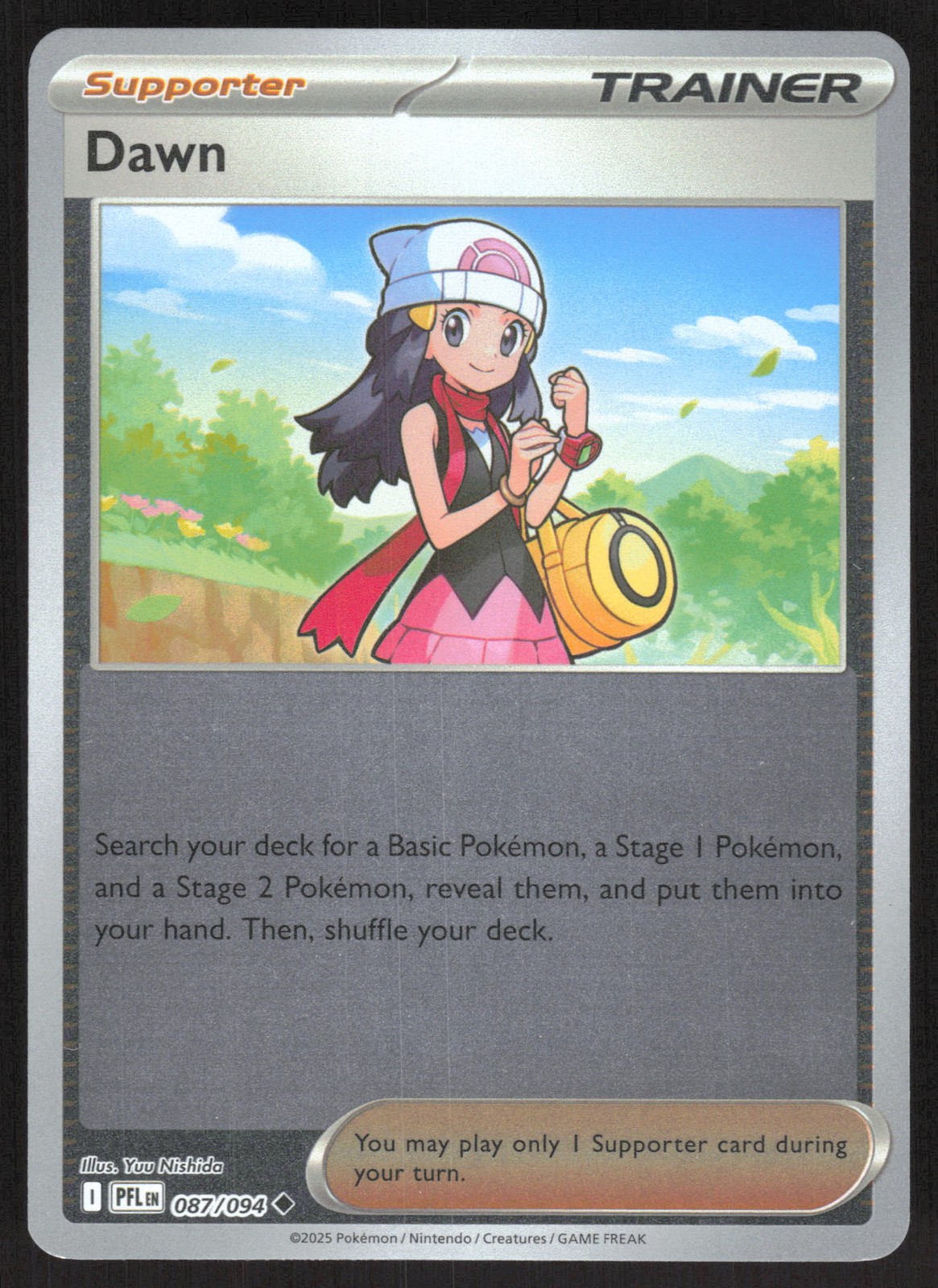 Dawn 087/094 Reverse Holo ME02: Phantasmal Flames LP-NM