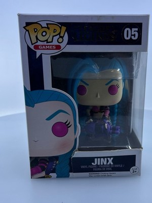 Funko POP! Games League of Legends Jinx #5 Vinyl Figure DAMAGED