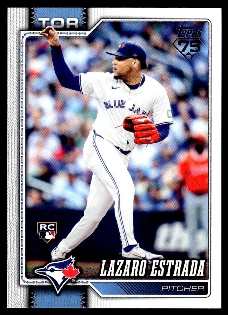 2026 Topps Series 1 LAZARO ESTRADA #299 Toronto Blue Jays Rookie