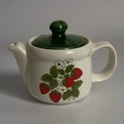 Vintage Nelson McCoy Pottery STRAWBERRY COUNTRY Tea Pot 7129