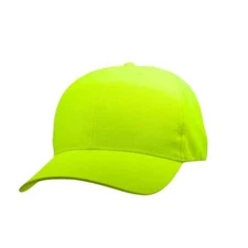 Big Size Safety Yellow Adjustable Cap  2XL - 4XL  BIGHEADCAPS
