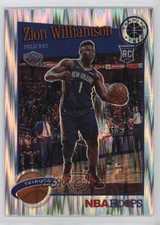2019-20 Panini NBA Hoops Premium Stock Tribute Flash Prizm Zion Williamson 1rp8
