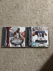 PlayStation 1 PS1 Console Bundle Tested w/ Controller, Cables & 2 Games