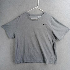 Vintage Nike T- Shirt Adult 2XL Left Swoosh Embroidered  Y2K Made In USA