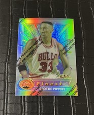 Scottie Pippen 1994/95 Topps Finest / REFRACTOR/ With Peel/ Chicago Bulls #75