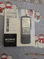 Sony / ICD-PX820 / Handheld Digital Voice Recorder / New Open Package 