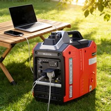 3000W Petrol Inverter Generator for Camping RV Garden Outtdoor Phone/PC Power