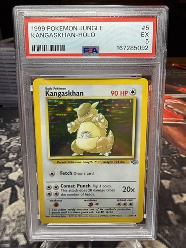 Kangaskhan (Unlimited) graded PSA 5 for sale on eBay