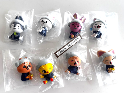 Stray Kids SKZ SKZOO SAUNA FIGURE Complete Set of 8 New Gacha