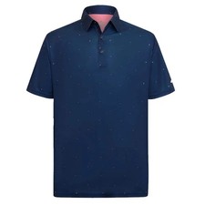 Sporte Leisure Mens Positano Short Sleeve Polo BA Logo - Navy