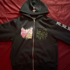 Ken Carson a Great Chaos tour super rare European exclusive zip up Size small