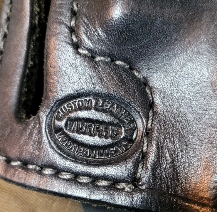 Murphys Custom Leather Glock 26 27 28 Owb Right-hand Black Leather Holster - Image 2 of 4