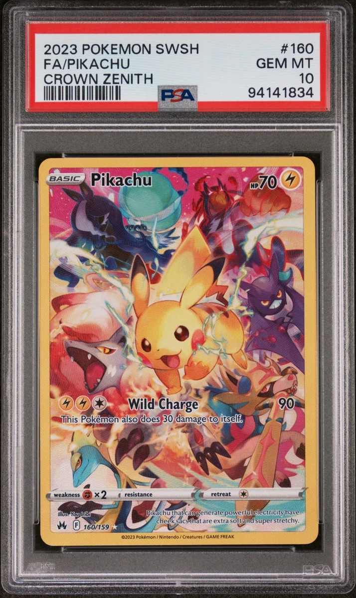 Pikachu Pokémon TCG Professional Sports Authenticator (PSA) Grade