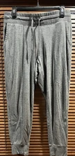 Gaiam Men’s Jogger Lightweight Yoga Pants Large Grey