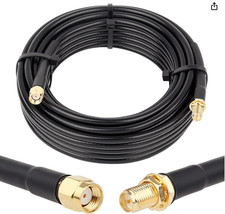 25ft RP-SMA Male to Female Extension Cable RG58 Coax WiFi Antenna Booster XRDS-R