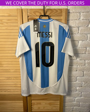 MESSI #10 ARGENTINA NATIONAL JERSEY HOME FOOTBALL SOCCER SHIRT ADIDAS MEN sz M