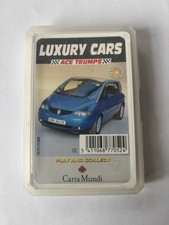 Ace Trumps Luxury Cars Playing Cards Complete Set Carta Mundi 2002/ 2003