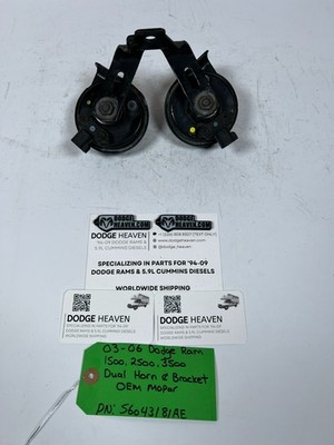 OEM 2003-2006 Dodge Ram 1500-3500 Dual Horn & Bracket 56043181AE
