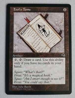 Fool's Tome Tempest Regular NM Near Mint MTG 