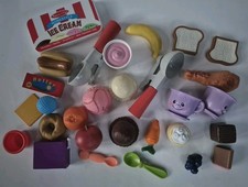 Lot Of Vintage Toy Play Pretend Food