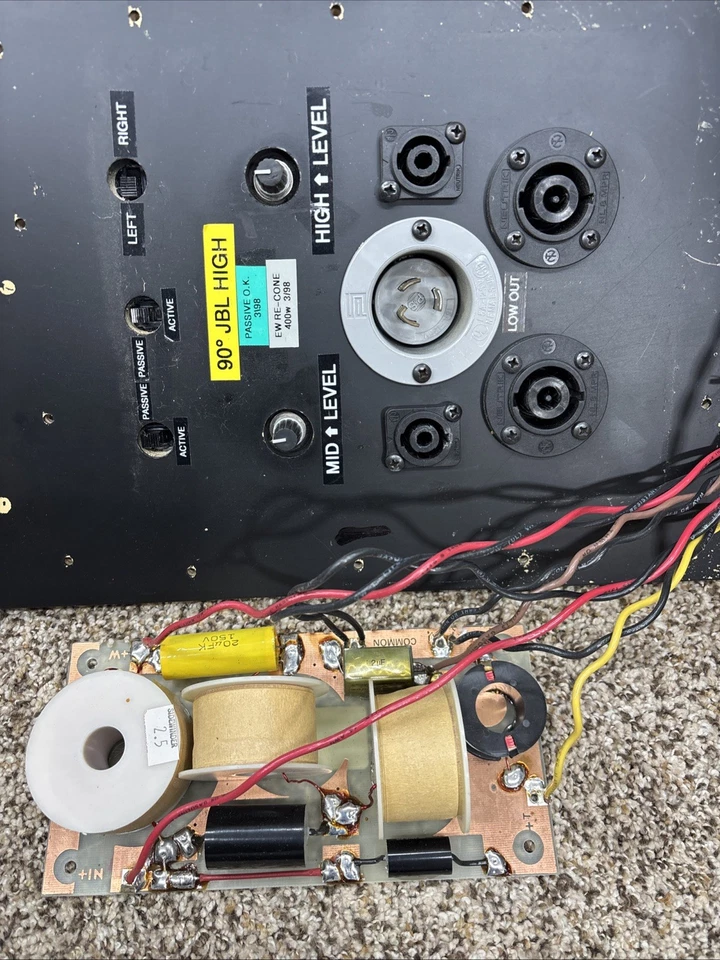 JBL 2445/2485 CUSTOM 3Way CROSSOVERS Horn Mid 15” Subwoofer -HiEnd Quality PAIR - Image 3 of 4