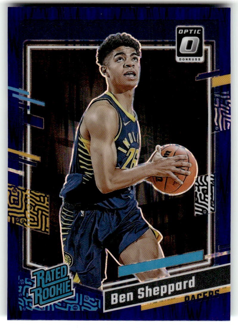 2023-24 Panini Donruss Optic - Rated Rookie Ben Sheppard #221 Purple Prizm (RC)