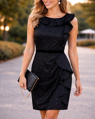 white christmas dresses Louis Vuitton Marc Jacobs Black and Grey Plaid and Lace Trim Dress Siz main image 1