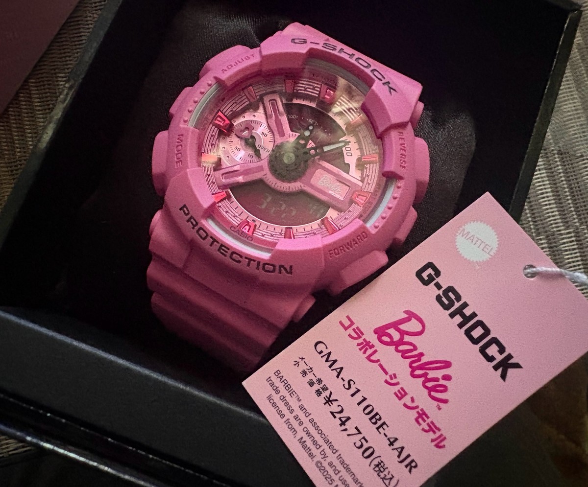 【即購入ok】　G-SHOCK バービーコラボ GMA-S110BE-4AJR G-SHOCK WOMEN ミッドサイズ Barbie コラボ GMA-S110BE-4AJR