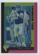 2021 Panini Chronicles Draft Picks Flux Pink Mac Jones #240 4z8