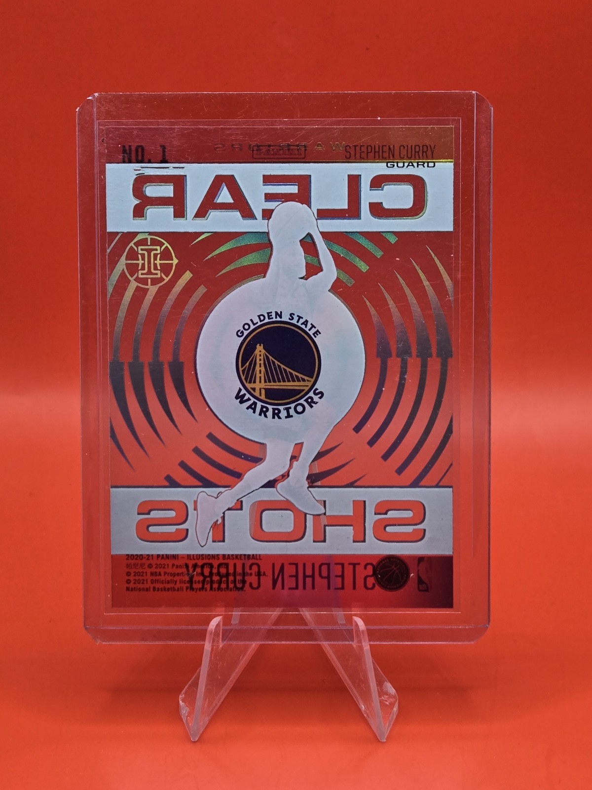 2020-21 Panini Illusions - Clear Shots Stephen Curry #1