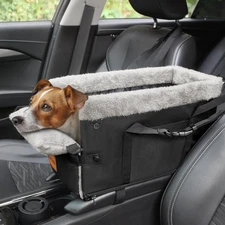 Center Console Dog Car Seat for Small Dogs,Small Dog Car Booster Seat for Car