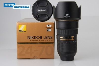 Nikon Nikkor AF-S 24-70mm/2,8 E ED VR Standardzoom Objektiv mit OVP | Zustand A-