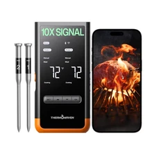 ThermoMaven Wireless Bluetooth Smart Meat Thermometer: Standalone Base, Smart...
