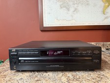 JVC XL-F108 5 Disc Carousel CD Changer P.E.M. D.D. Tested No Remote