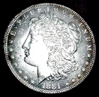 1881 MORGAN DOLLAR....UNC.......MIN. BID .01 & NO RESERVE!