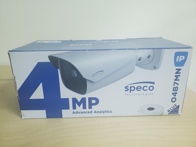 Speco O4B7MN 4 Megapixel Outdoor Network Bullet Camera | 2.8-12mm motorized lens