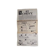 Instruction Sheet Only - AMT Mini 1957 Chevy ...