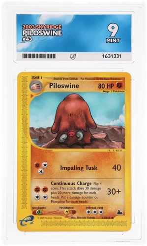ACE 9 Piloswine 43/144 2003 Skyridge Pokemon Mint
