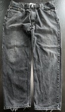 Levis 550 Relaxed Fit Distressed Black Jeans Size 40x32 Levi Strauss  LV061 