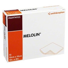 Melolin 10x10cm Wundauflagen · 10 St · PZN 03170748